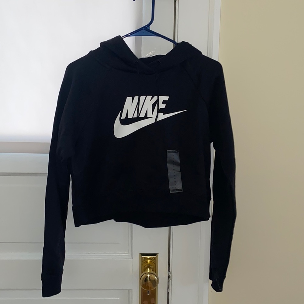 Nike Womens cropped hoodie sweatshirt